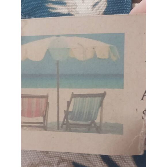 Extra large canvas beach tote ruise tote packable costal weekender - Picture 6 of 6